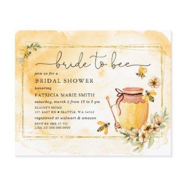 Budget Bride To Bee Honeybee Floral