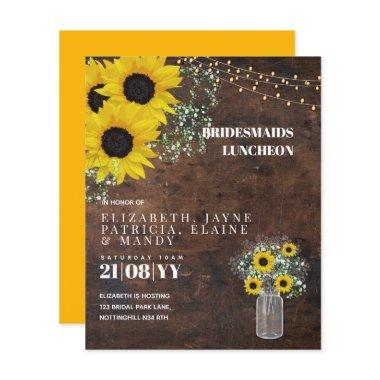 BUDGET Bridesmaids Luncheon Brunch Lunch Floral