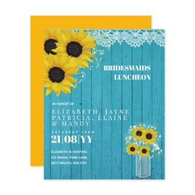 BUDGET Bridesmaids Luncheon Brunch Lunch Floral