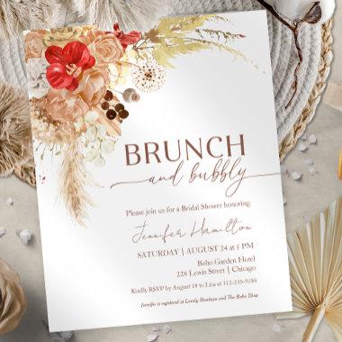 Budget Brunch and Bubbly Bridal Shower Invitations
