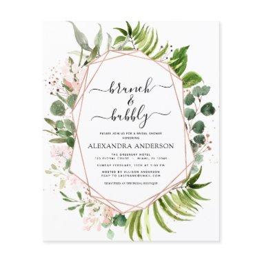 Budget Brunch & Bubbly  Greenery Flyer
