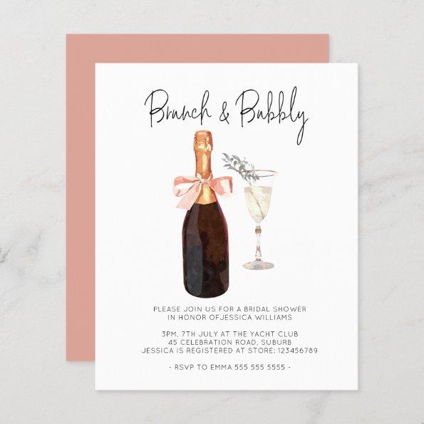 Budget Champagne Brunch & Bubbly Bridal Shower