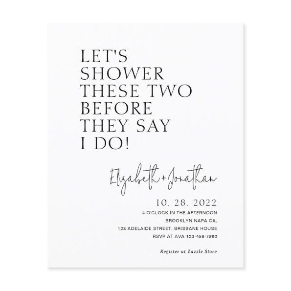 Budget Couple Shower Before They Say I Do Bridal