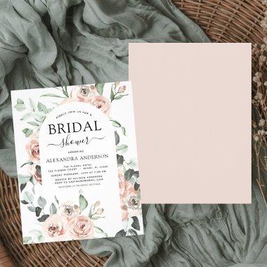 Budget Dusty Pink Floral  Flyer