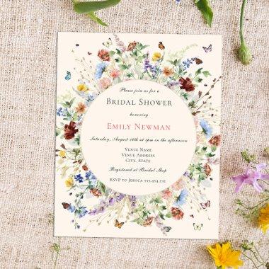 Budget Elegant Boho Wildflowers