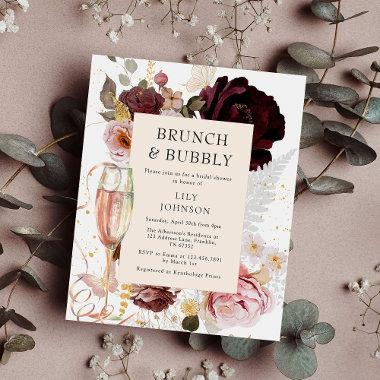 Budget Elegant Brunch & Bubbly Pink Bridal Shower