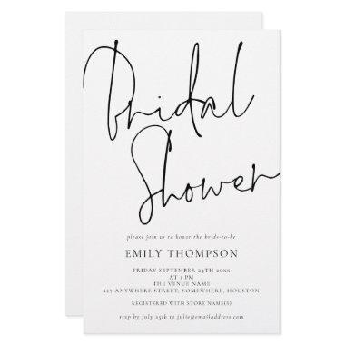 Budget Elegant Script  Larger Invite