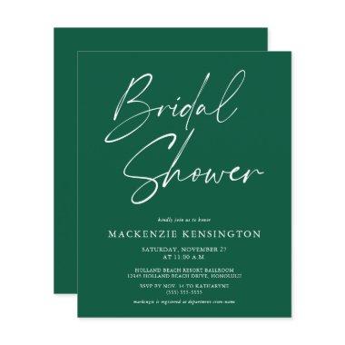 Budget Emerald Green