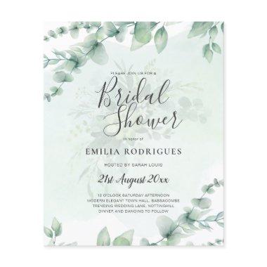 BUDGET Eucalyptus  Greenery Gold QR C Flyer