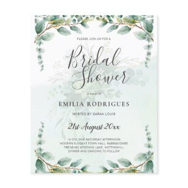 BUDGET Eucalyptus  Greenery Gold QR C Flyer