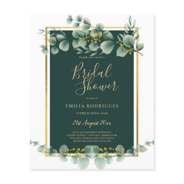 BUDGET Eucalyptus  Greenery Gold QR C Flyer