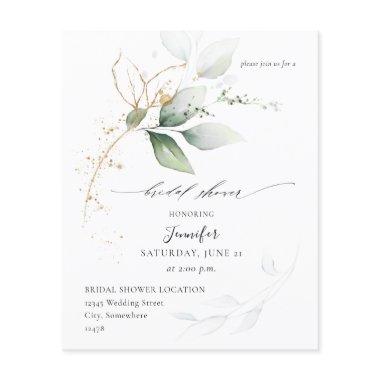 Budget Eucalyptus Glow Gold Greenery  Flyer