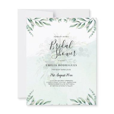 Budget Eucalyptus Leaves Greenery Wedding QR CODE