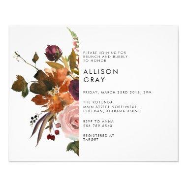 Budget Fall Brunch and Bubbly Invitations Flyer