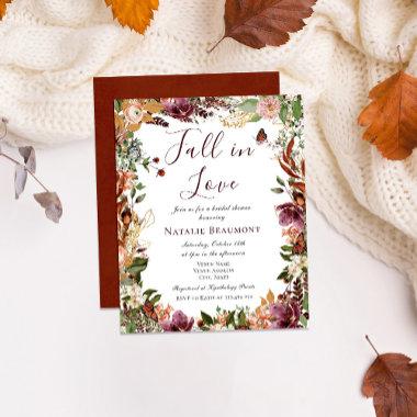 Budget Fall in Love Autumn Bridal Shower