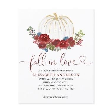 Budget Fall in Love Burgundy Pumpkin