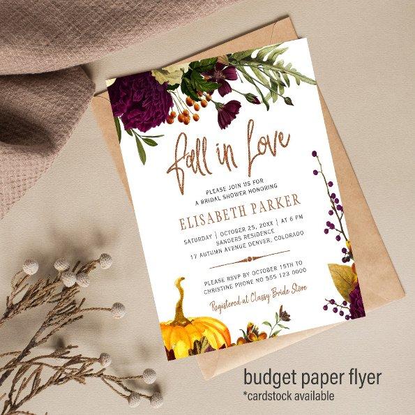 Budget fall in love chic  flyer