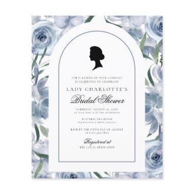 Budget Floral Dusty Blue  Flyer