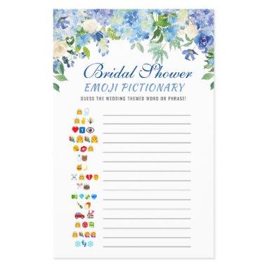 Budget FLYER PAPER Blue Hydrangea Watercolor Game
