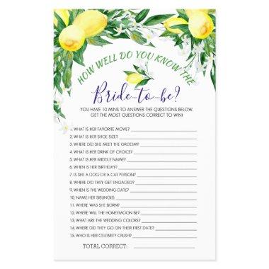 Budget FLYER PAPER Lemon Chic  Game