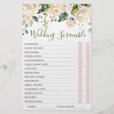 Budget FLYER PAPER Pink Blush Flowers Game