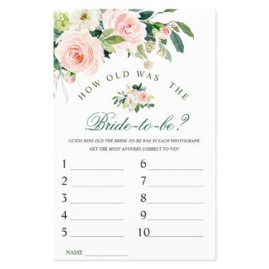 Budget FLYER PAPER Pink Blush Flowers Game