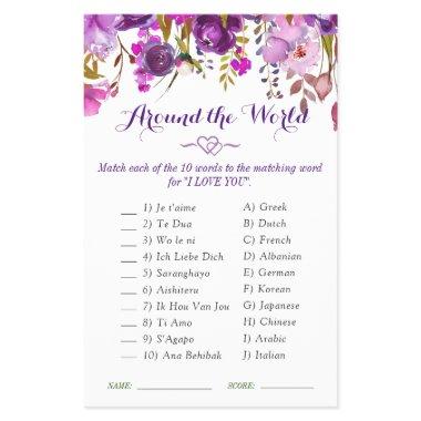 Budget FLYER PAPER Purple Peony  Game