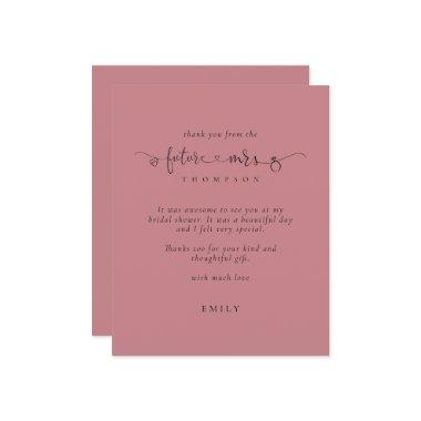 Budget Future Mrs  Dusty Rose Thanks