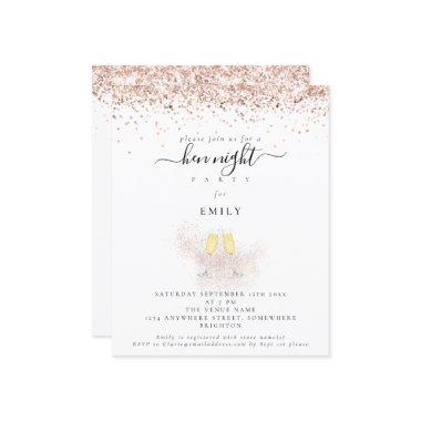 Budget Glitter Champagne Hen Night