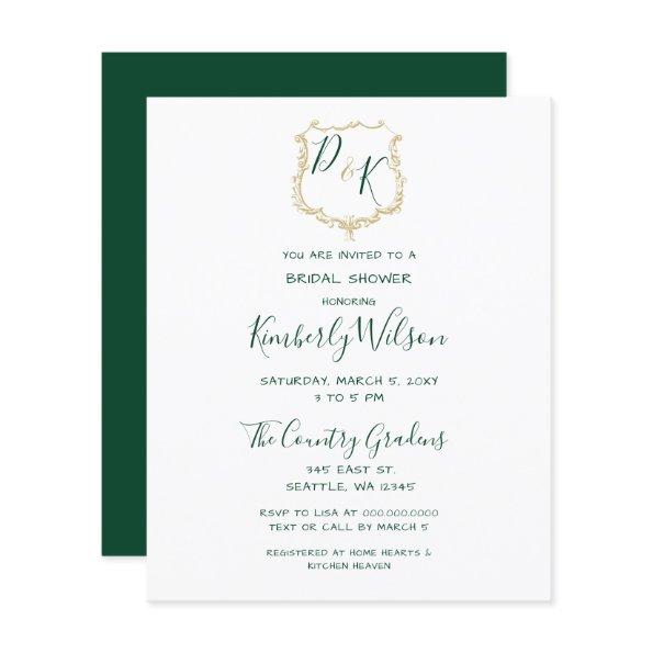 Budget Gold Crest Green