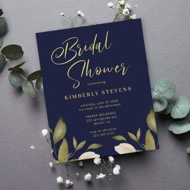 Budget gold navy