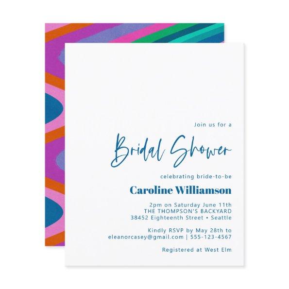Budget Groovy Colorful Unique Retro