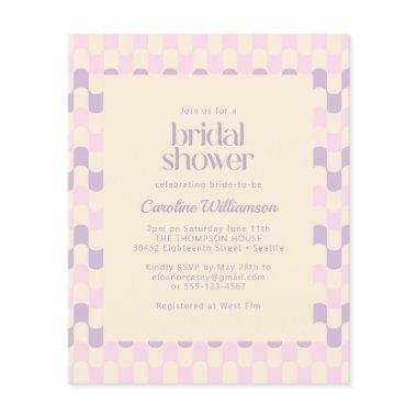 Budget Groovy Pink Purple Retro