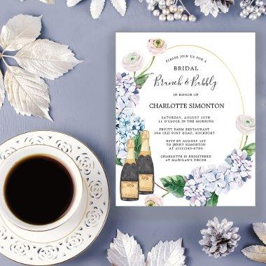 Budget Hydrangea Rose Brunch Bubbly