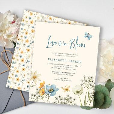 Budget love in bloom bridal shower Invitations