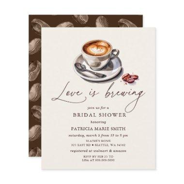 Budget Love is Brewing Coffee  Invite