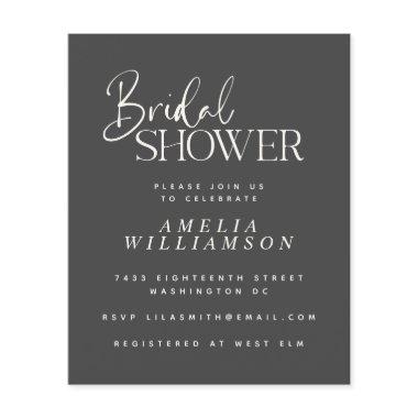Budget Minimal Black Script  Invite