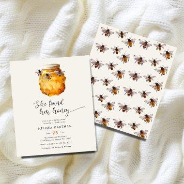 Budget Modern She Found Her Honey  Flyer