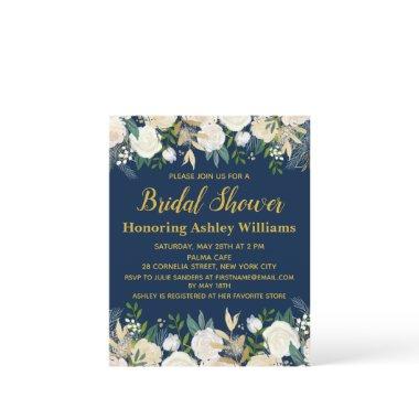 Budget Navy Gold Greenery