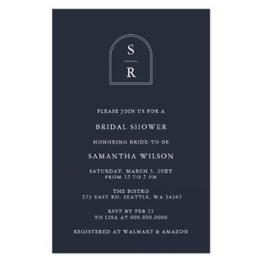 Budget Navy Monogram