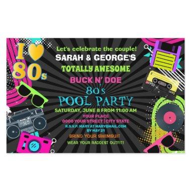 Budget Neon Fun 80s Pool party