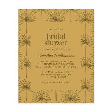 Budget Palm Leaf Botanical Mustard