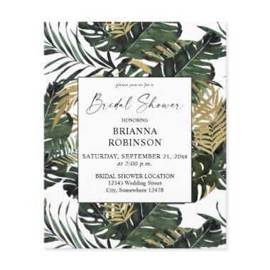 Budget Palm Leaf & Gold  Flyer