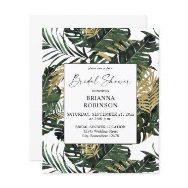 Budget Palm Leaf & Gold Greenery 1