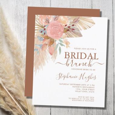 Budget Pampas Grass Boho Bridal Brunch