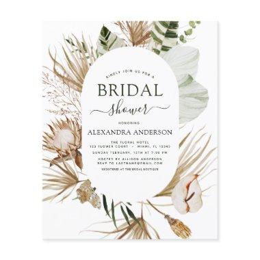 Budget Pampas Grass Boho Tropical  Flyer