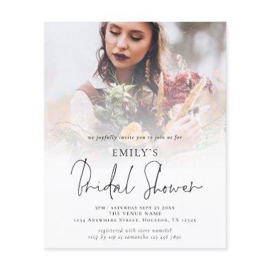 Budget Photo Overlay Script Bridal Shower Invite