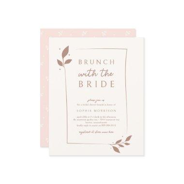 Budget Pink Botanical Brunch Bridal Shower