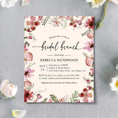 Budget Pink Magenta Flora Bridal Brunch