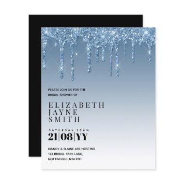 BUDGET Pretty Girly  Invites Glitter